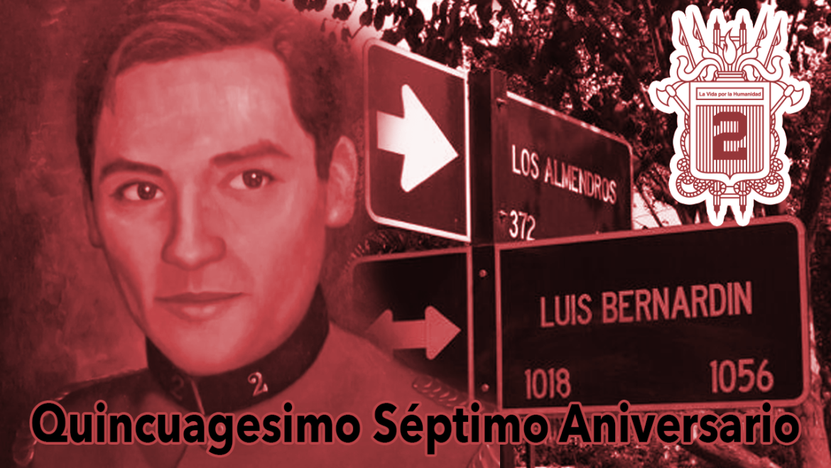 Conmemoramos el 57 aniversario de la muerte de nuestro mártir Luis Bernardín Orellana