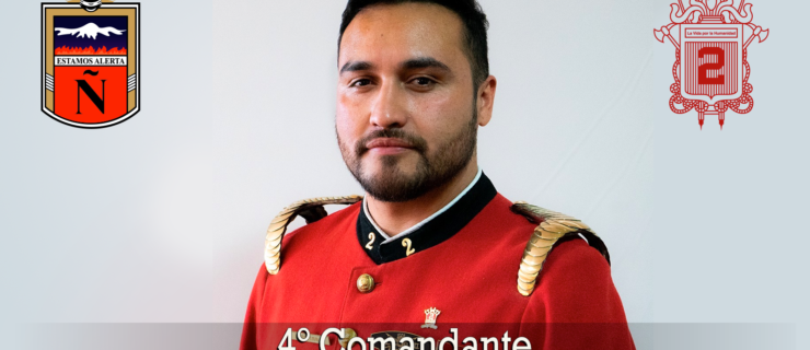 Oscar Vargas H. ha sido electo 4to comandante del Cuerpo de Bomberos de Ñuñoa
